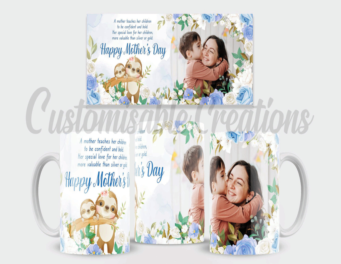 Happy Mother's Day Animal Mug