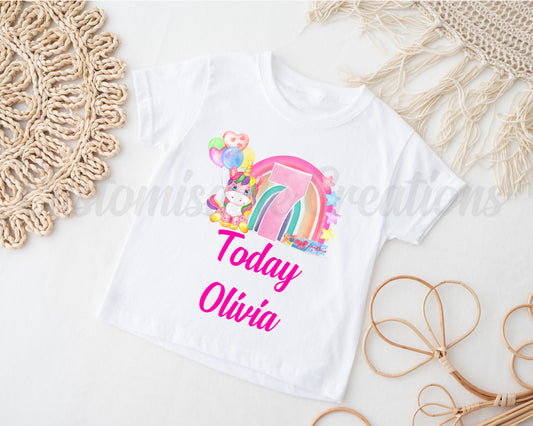 Unicorn Birthday T-shirt