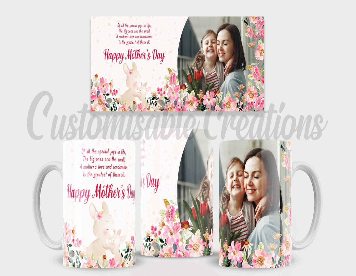 Happy Mother's Day Animal Mug